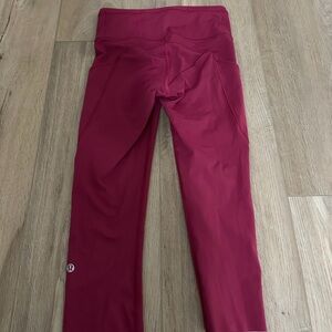 Lululemon Fast & Free Crop 19